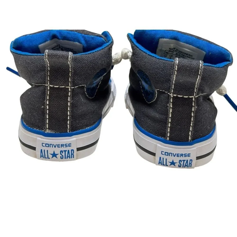 Converse All Star Kids CTAS Street SNEAKERS Blue / Black  Lace up Size 4 Toddler